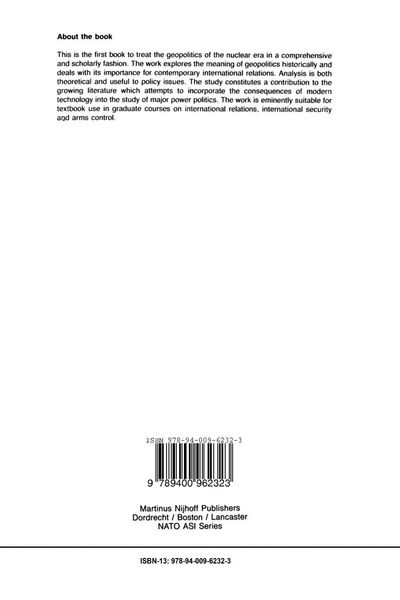 Produktbild: On Geopolitics: Classical and Nuclear