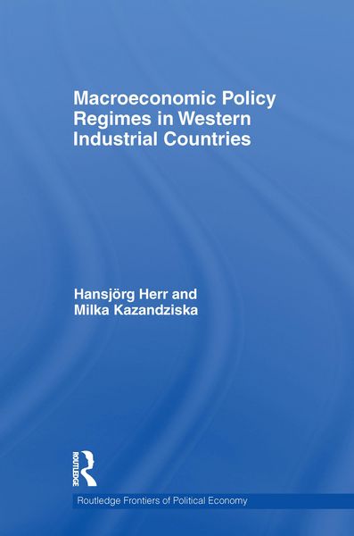 Produktbild: Macroeconomic Policy Regimes in Western Industrial Countries