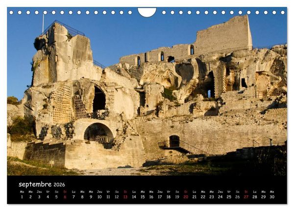 Produktbild: Les Baux de Provence Un des plus beaux villages de France (Calendrier mural 2026 DIN A4 vertical), CALVENDO calendrier mensuel