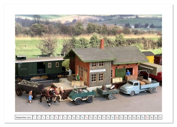 Produktbild: Architektur in Miniatur (Tischkalender 2026 DIN A5 quer), CALVENDO Monatskalender