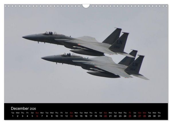 Produktbild: Military Aircraft (Wall Calendar 2026 DIN A3 landscape), CALVENDO 12 Month Wall Calendar