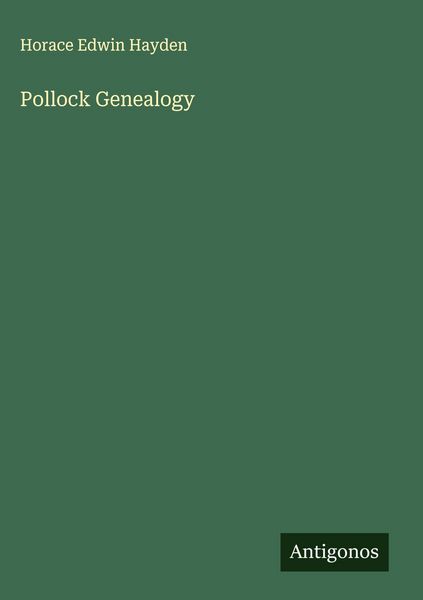 Produktbild: Pollock Genealogy