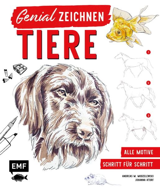 Produktbild: Genial zeichnen &ndash; Tiere