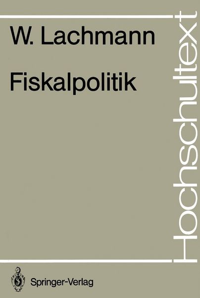 Produktbild: Fiskalpolitik
