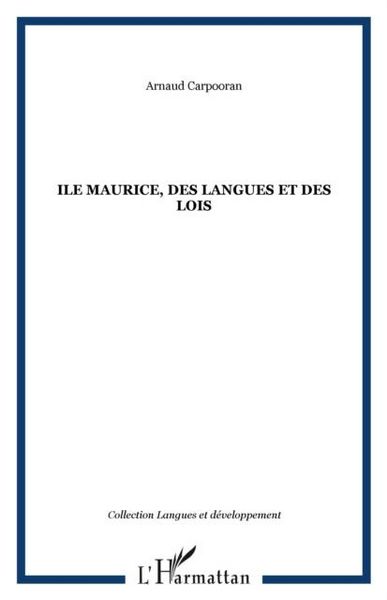 Produktbild: Ile maurice / des langues et des lois