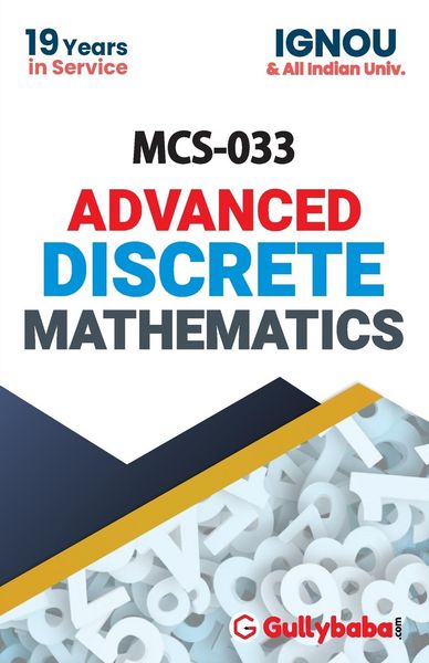 Produktbild: MCS-033 Advanced Discrete Mathematics