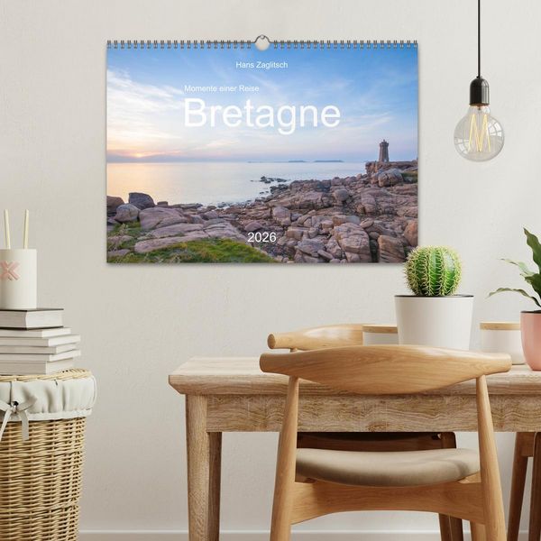 Produktbild: Momente einer Reise - Bretagne (Wandkalender 2026 DIN A3 quer), CALVENDO Monatskalender
