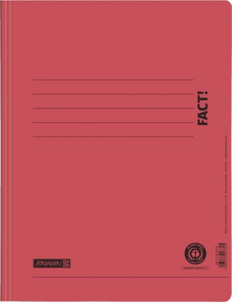 Produktbild: Brunnen Schnellhefter FACT! rot
