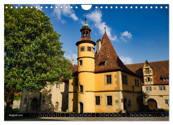 Produktbild: Rothenburg o.d. Tauber - Ansichten einer mittelalterlichen Stadt (Wandkalender 2026 DIN A4 quer), CALVENDO Monatskalender
