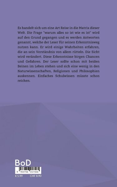 Produktbild: Weil es so ist wie es ist, ist es so wie es ist
