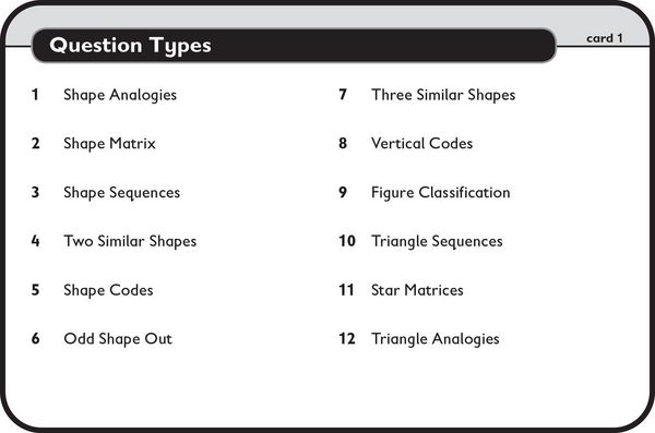 Produktbild: 11+ Non-Verbal Reasoning Flashcards
