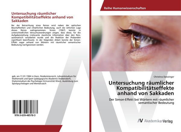 Produktbild: Untersuchung r&auml;umlicher Kompatibilit&auml;tseffekte anhand von Sakkaden