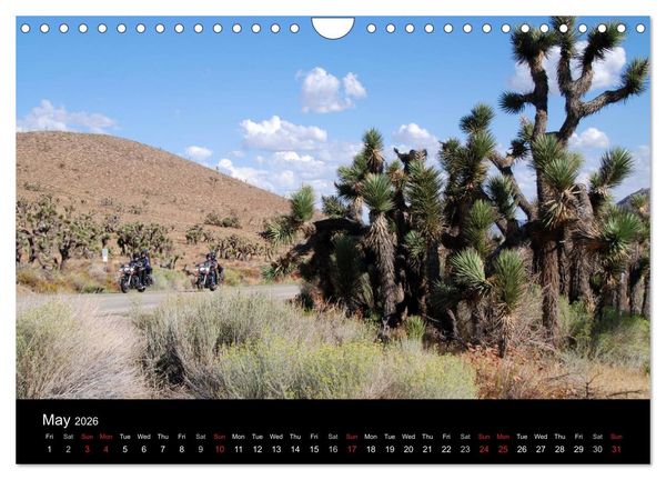 Produktbild: Riding the Wild West - America's Backroads by Motorcycle (Wall Calendar 2026 DIN A4 landscape), CALVENDO 12 Month Wall Calendar