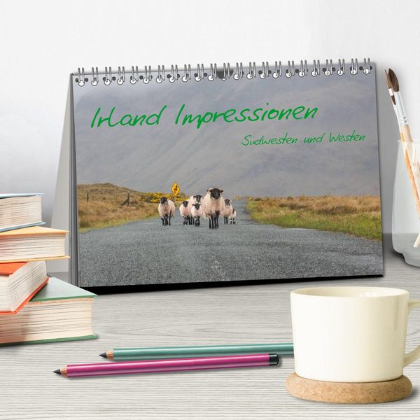 Produktbild: Irland Impressionen S&uuml;dwesten und Westen (Tischkalender 2026 DIN A5 quer), CALVENDO Monatskalender