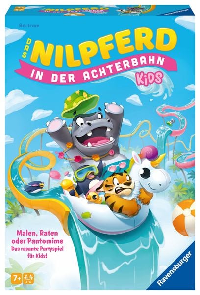 Produktbild: Das Nilpferd in der Achterbahn Kids - Kinderspiel ab 7 Jahre