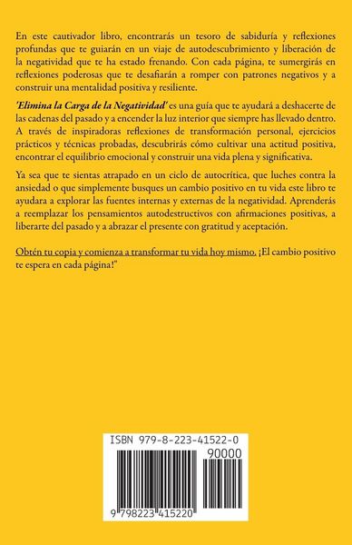 Produktbild: Elimina la Carga de la Negatividad