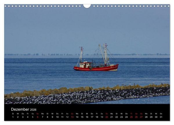 Produktbild: Cuxhaven an der Nordsee (Wandkalender 2026 DIN A3 quer), CALVENDO Monatskalender