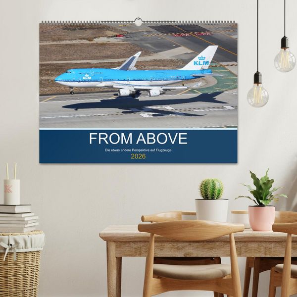 Produktbild: From Above - Die etwas andere Perspektive auf Flugzeuge (Wandkalender 2026 DIN A2 quer), CALVENDO Monatskalender