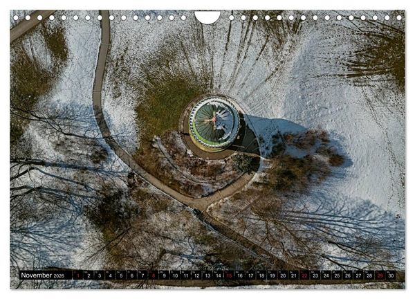 Produktbild: Mein M&uuml;nchen aus der Luft (Wandkalender 2026 DIN A4 quer), CALVENDO Monatskalender