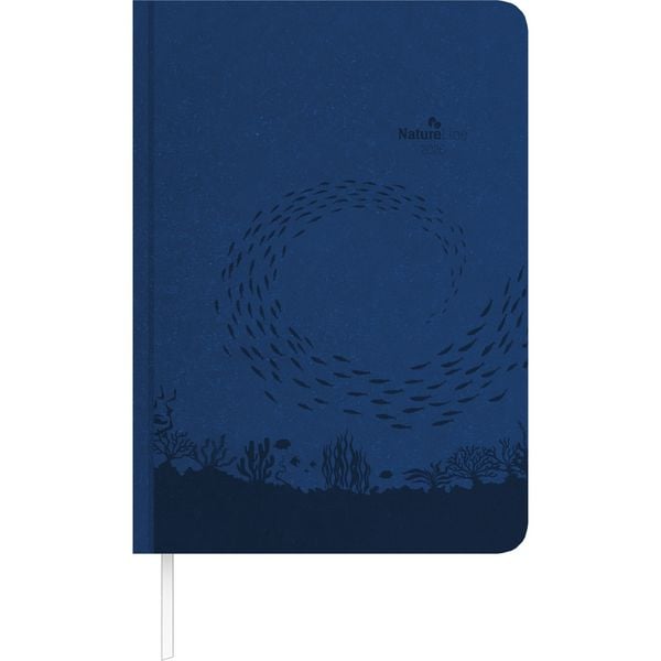 Produktbild: Buchkalender Nature Line Ocean 2026 - Taschen-Kalender A5 - 1 Tag 1 Seite - 416 Seiten - Umwelt-Kalender - mit Hardcover - Alpha Edition