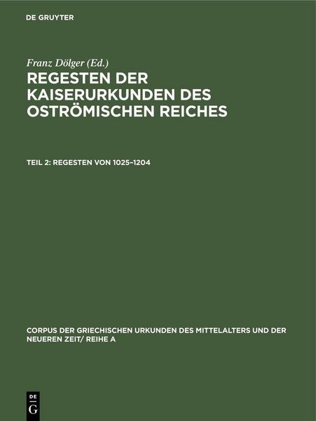 Produktbild: Regesten von 1025-1204