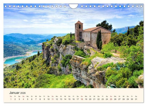 Produktbild: Costa Dorada - Die Goldene K&uuml;ste Spaniens (Wandkalender 2026 DIN A4 quer), CALVENDO Monatskalender
