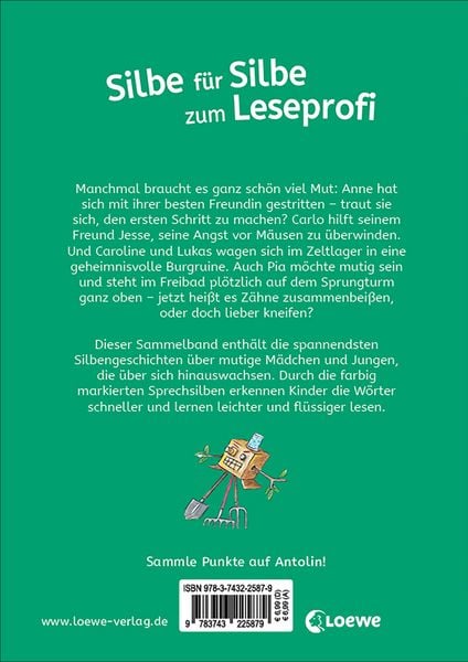 Produktbild: Die besten Silbengeschichten zum Lesenlernen - Geschichten, die Mut machen