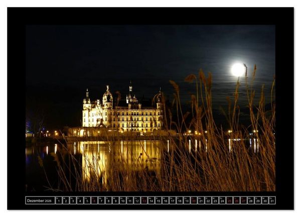 Produktbild: Residenzstadt Schwerin (hochwertiger Premium Wandkalender 2026 DIN A2 quer), Kunstdruck in Hochglanz