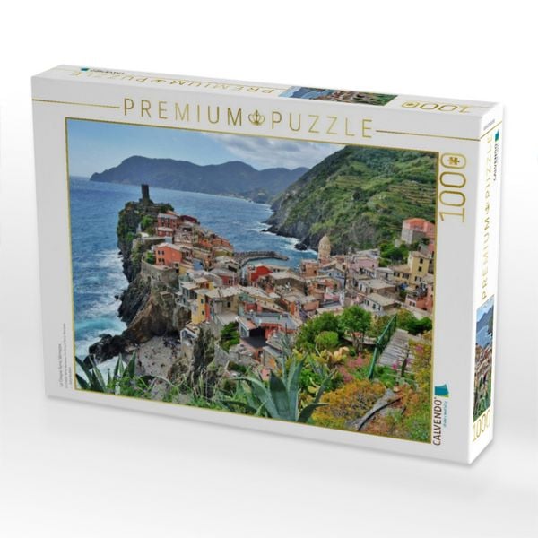 Produktbild: CALVENDO Puzzle Le Cinque Terre, Vernazza | 1000 Teile Lege-Gr&ouml;&szlig;e 64x48cm Foto-Puzzle f&uuml;r gl&uuml;ckliche Stunden