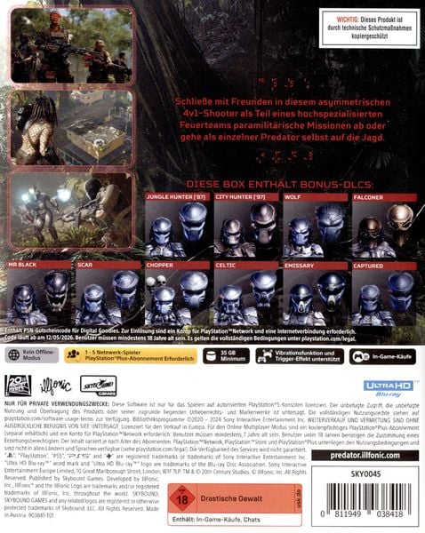 Produktbild: Predator: Hunting Grounds