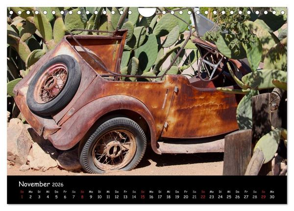 Produktbild: Faszination Namibia - Oldtimer mal anders (Wandkalender 2026 DIN A4 quer), CALVENDO Monatskalender