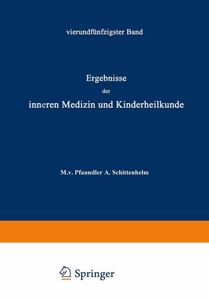 Produktbild: Ergebnisse der Inneren Medizin und Kinderheilkunde