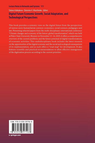 Produktbild: Digital Future Economic Growth, Social Adaptation, and Technological Perspectives