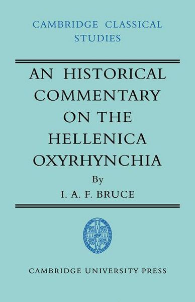 Produktbild: An Historical Commentary on the Hellenica Oxyrhynchia