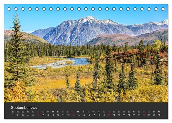 Produktbild: Alaska 2026 - faszinierend anders (Tischkalender 2026 DIN A5 quer), CALVENDO Monatskalender