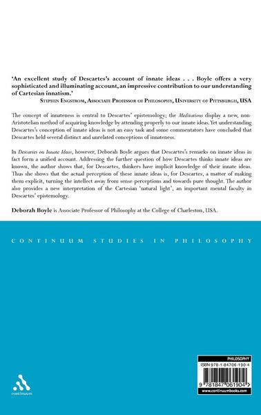 Produktbild: Descartes on Innate Ideas