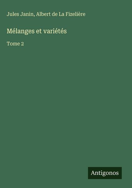 Produktbild: M&eacute;langes et vari&eacute;t&eacute;s