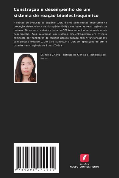 Produktbild: Constru&ccedil;&atilde;o e desempenho de um sistema de rea&ccedil;&atilde;o bioelectroqu&iacute;mico