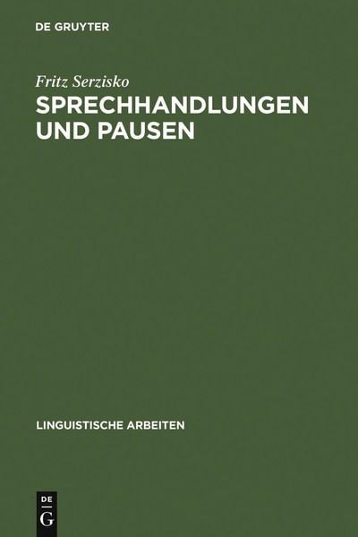 Produktbild: Sprechhandlungen und Pausen