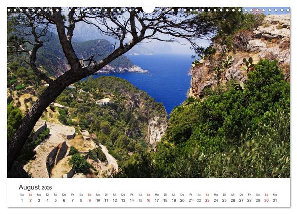 Produktbild: Mallorca - auf in den Urlaub (Wandkalender 2026 DIN A3 quer), CALVENDO Monatskalender