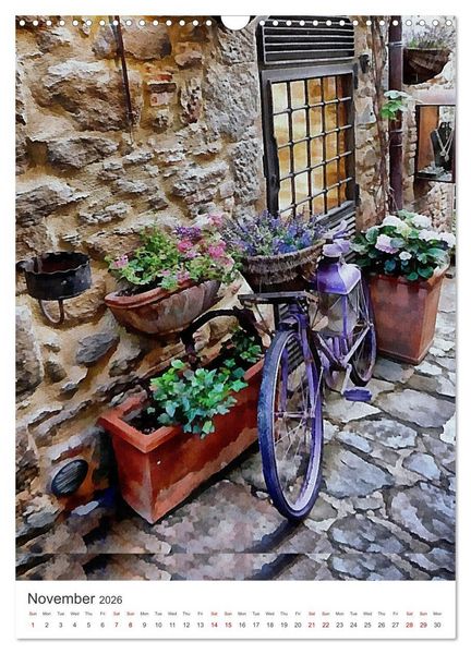 Produktbild: A Year Of Bicycles (Wall Calendar 2026 DIN A3 portrait), CALVENDO 12 Month Wall Calendar