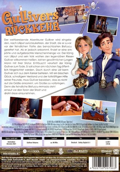 Produktbild: Gullivers R&uuml;ckkehr