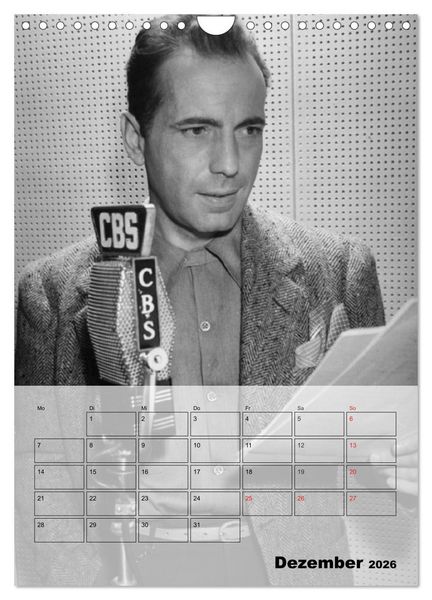 Produktbild: Filmstars - Legenden der goldenen Filmjahre (Wandkalender 2026 DIN A4 hoch), CALVENDO Monatskalender