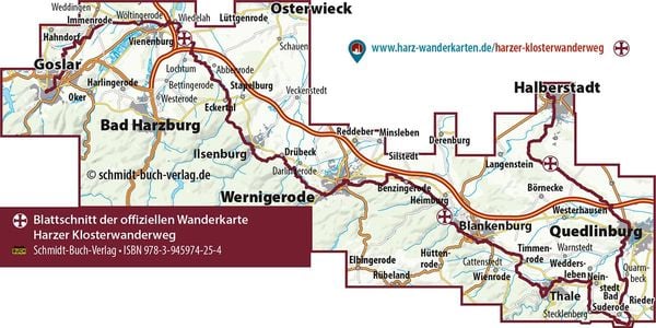Produktbild: Harzer Kloster-Wanderweg
