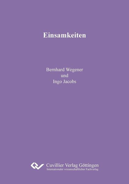 Produktbild: Einsamkeiten