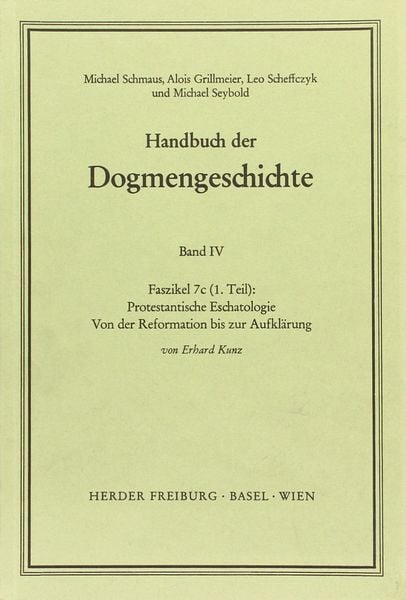 Produktbild: Protestantische Eschatologie