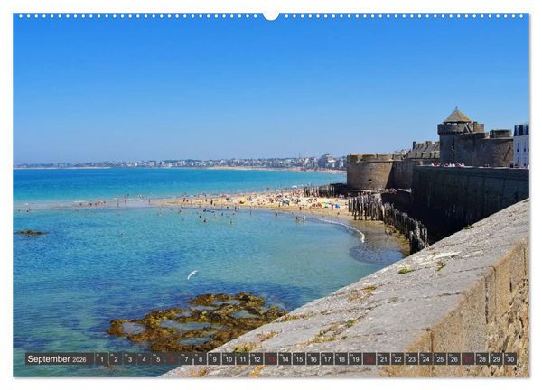 Produktbild: Saint Malo - Stadt der Korsaren (Wandkalender 2026 DIN A2 quer), CALVENDO Monatskalender