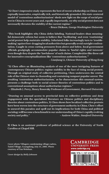 Produktbild: Social Protest and Contentious Authoritarianism in China