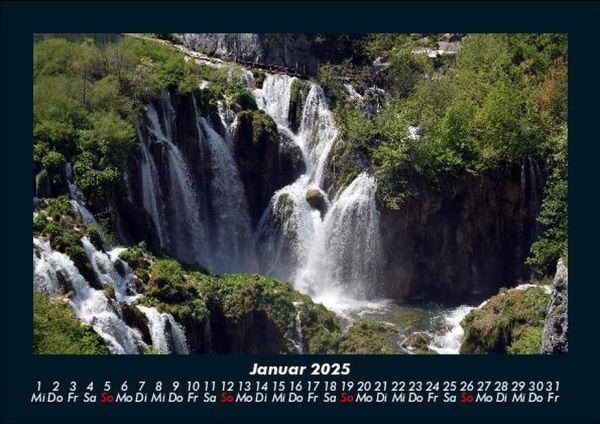 Produktbild: Wasserf&auml;lle 2025 Fotokalender DIN A5