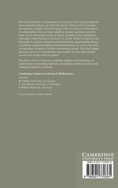 Produktbild: Modular Forms and Galois Cohomology